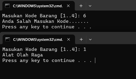 Output Latihan 15