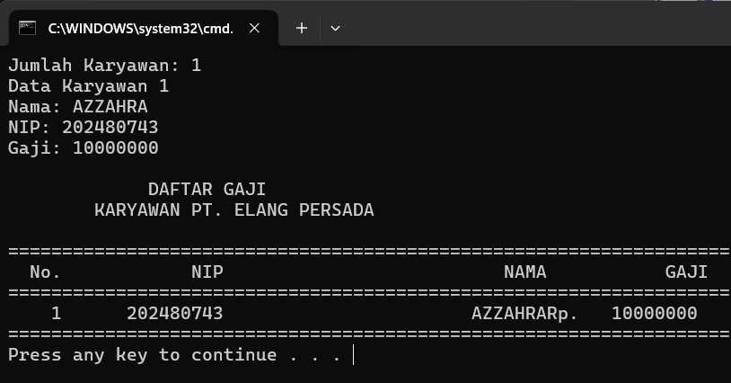 Output Latihan 21