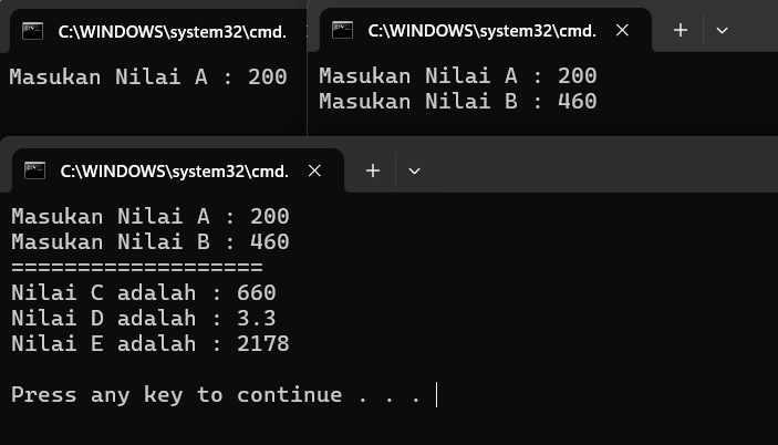 Output Latihan 5